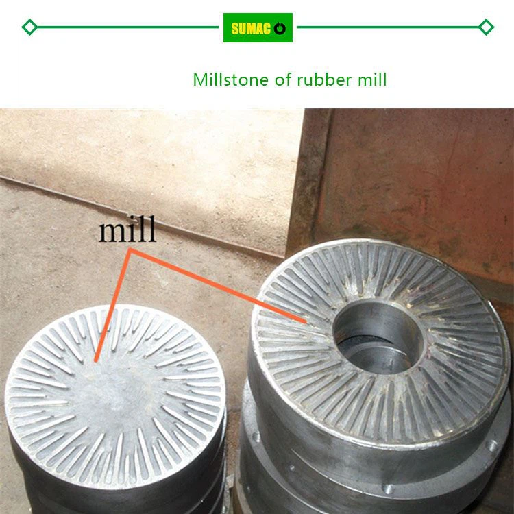 Millstone of rubber mill