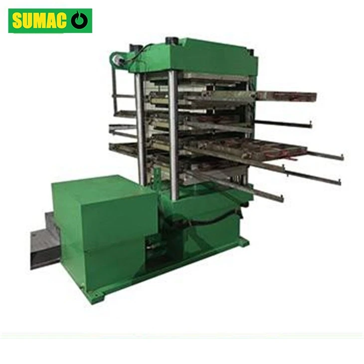 Gummi flise Vulcanizing Press Machine