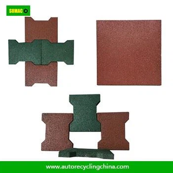 Hot Press Rubber Floor Tile Making Machine