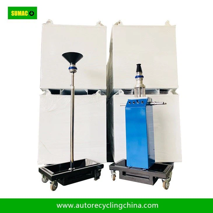 ELV Recycling Used Car Oil Drainage Station